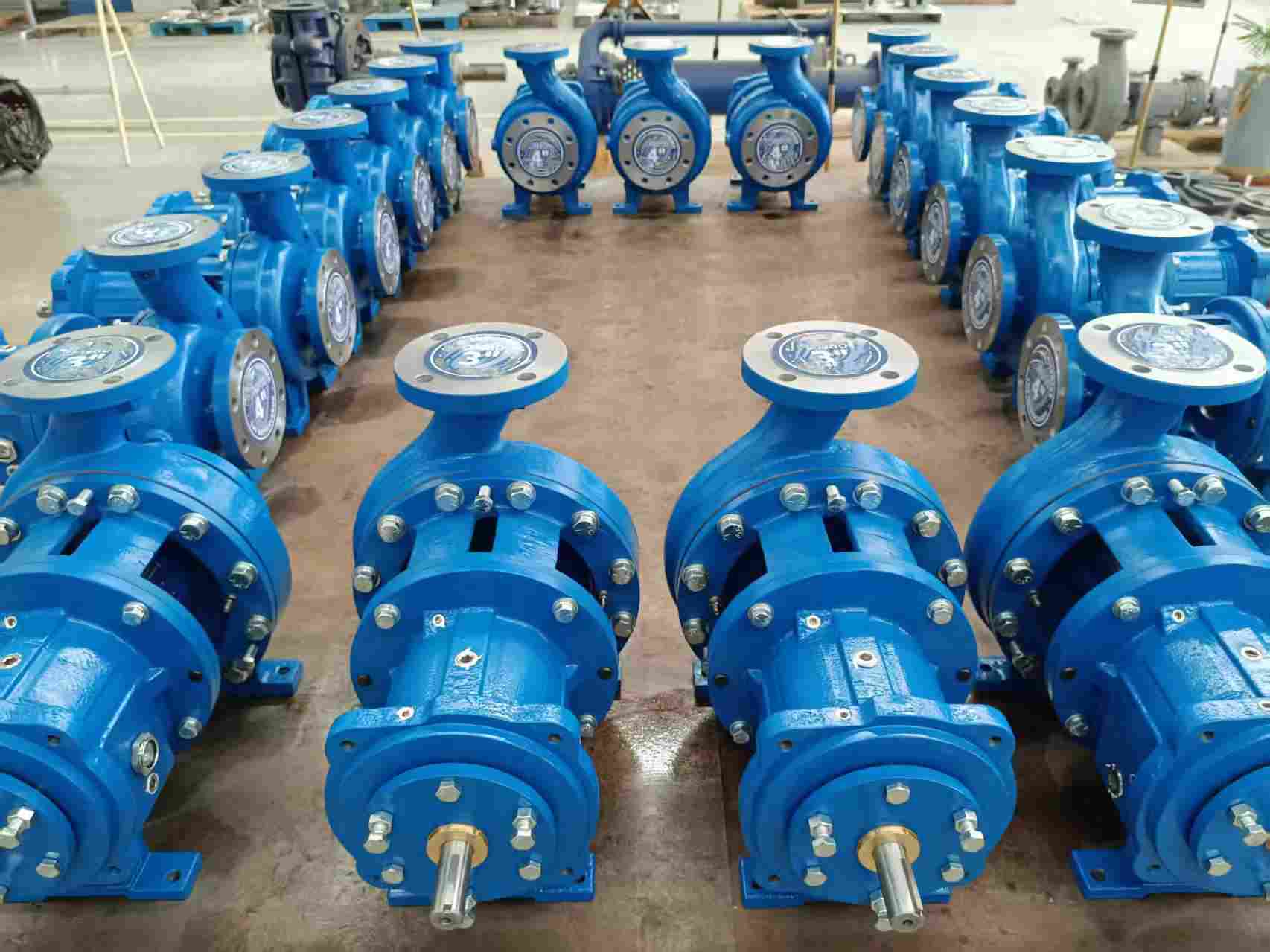 Succesfuld levering og kommende forsendelse af 20 kemiske procespumper til europæisk kunde